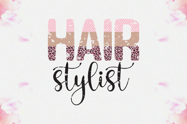 Hair stylist PNG, Colorful, Dalmatian Dots, Occupation, Digital File, Sublimation Download, PNG, hairstylist png, sublimate designs download Sublimation Jagonath Roy 