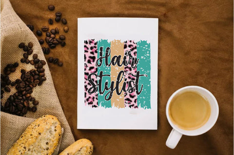 Hair stylist PNG, Colorful, Dalmatian Dots, Occupation, Digital File, Sublimation Download, PNG Sublimation Jagonath Roy 