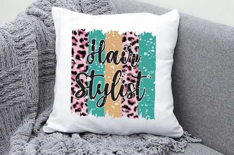 Hair stylist PNG, Colorful, Dalmatian Dots, Occupation, Digital File, Sublimation Download, PNG Sublimation Jagonath Roy 