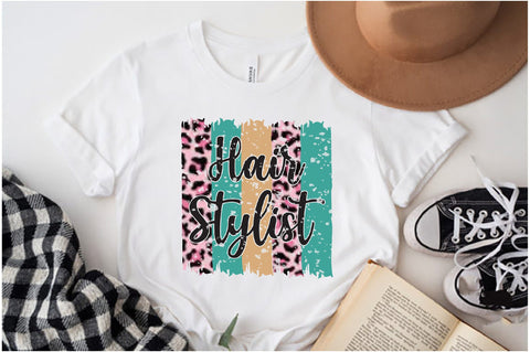Hair stylist PNG, Colorful, Dalmatian Dots, Occupation, Digital File, Sublimation Download, PNG Sublimation Jagonath Roy 