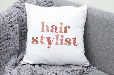 Hair stylist PNG, Colorful, Dalmatian Dots, Occupation, Digital File, Sublimation Download, PNG Sublimation Jagonath Roy 
