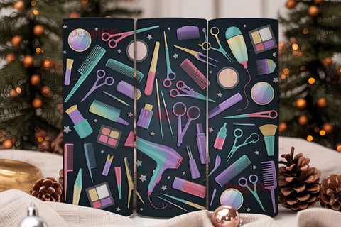 Hair Stylist Tools 20oz Tumbler Wrap Sublimation DesignSVG 