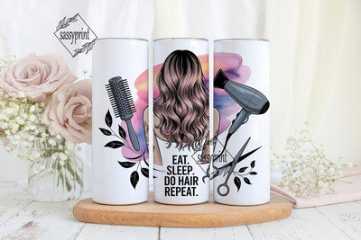 Hairdresser Life 20oz Tumbler Wrap Sublimation sassyprint 