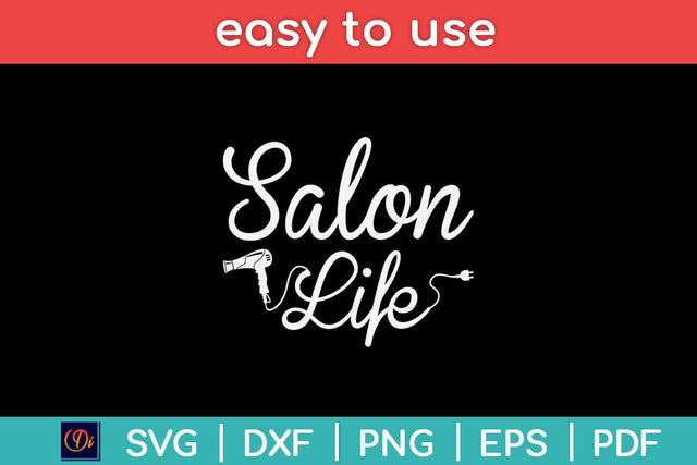 Hairdresser Stylist - Hairstyle Hair Salon Hairstylist Svg Design SVG artprintfile 