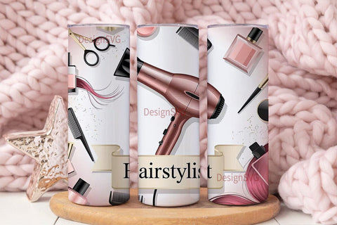 Hairstylist 20oz Tumbler Wrap Sublimation DesignSVG 
