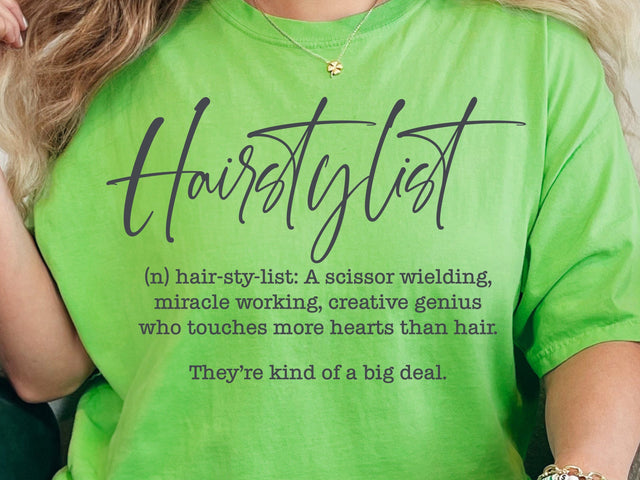 Hairstylist Definition Svg, Hairdresser Svg, Birthday Gift for Hairdresser Svg SVG DesignDestine 