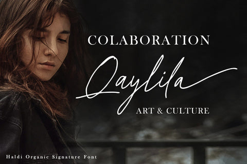 Haldi signature Font Sulthan studio 