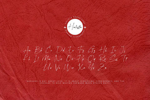 Halista Font gatype 