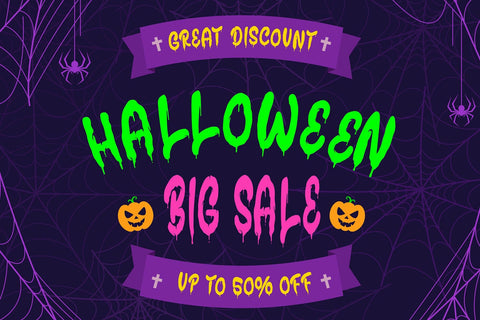 Hallow Creeps - Melted Halloween Font Font Mozzatype 