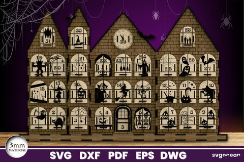 Halloween Advent Calendar SVG SvgOcean 