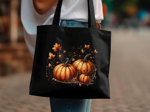 Halloween Autumn Pumpkins and Spider Sublimation PNG Sublimation Luvleigh Digitals 
