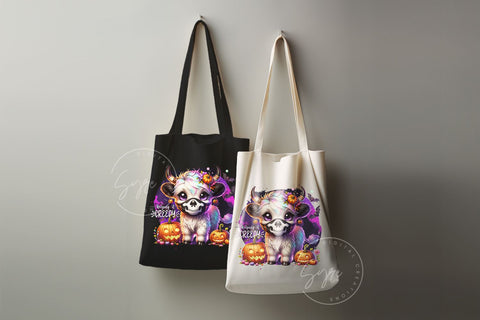 Halloween Baby Highland Cow PNG Bull Png Retro Halloween Png Ghost Cows Png Funny Cow Png Fall Png Spooky Season Cow Halloween png Digital Sublimation Syre Digital Creations 