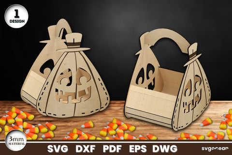 Halloween Baskets Laser Cut SVG SvgOcean 