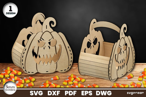 Halloween Baskets Laser Cut SVG SvgOcean 