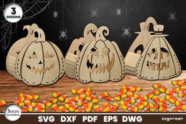 Halloween Baskets Laser Cut SVG SvgOcean 