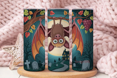 Halloween Bat 20oz Tumbler Design Sublimation DesignSVG 