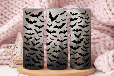 Halloween Bat Swarm 20oz Tumbler Wrap Sublimation DesignSVG 