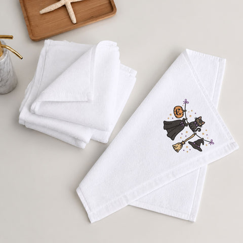 Halloween Black Cat Clothesline Machine Embroidery Design – Witch Hat Pumpkin Broom Spooky Embroidery File Embroidery/Applique DESIGNS PatternFeed8 
