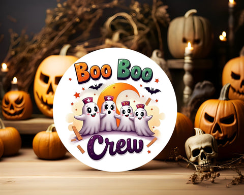 Halloween Boo Boo Crew Ghosts Sublimation PNG Sublimation Luvleigh Digitals 