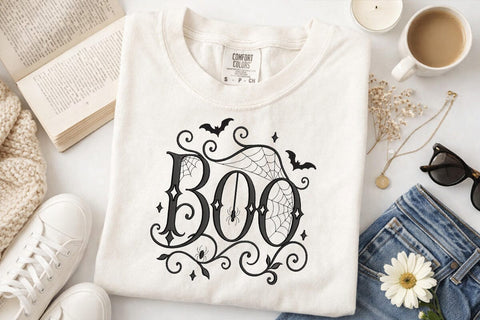 Halloween Boo Embroidery Design Embroidery/Applique DESIGNS DesignDestine 