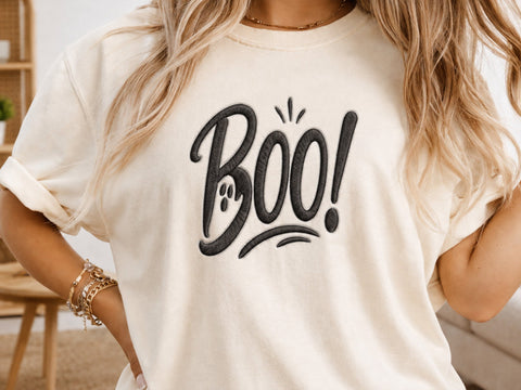 Halloween Boo Embroidery Design Embroidery/Applique DESIGNS DesignDestine 
