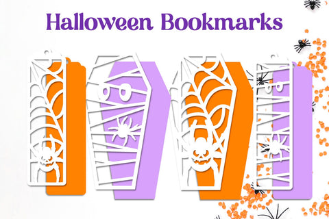 Halloween bookmarks svg, Layered gift tags 3D Paper AnastasiyaArtDesign 