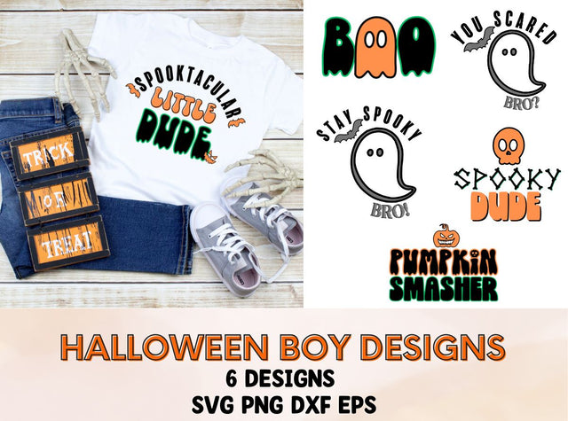 Halloween Boys Mini Bundle Thumbnail - SVG PNG DXF EPS SVG So Fontsy Design Shop 