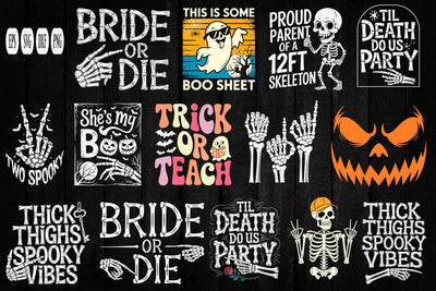Halloween Bundle svg, Halloween Svg , Fall Svg, Autumn Svg, Ghost Svg, Witch svg, Pumpkin Svg SVG DesignDestine 
