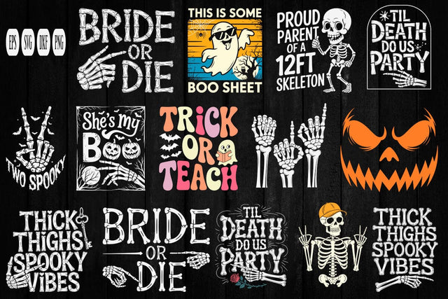 Halloween Bundle svg, Halloween Svg , Fall Svg, Autumn Svg, Ghost Svg, Witch svg, Pumpkin Svg SVG DesignDestine 