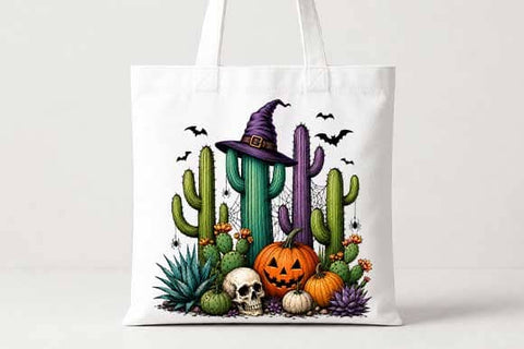 Halloween Cactus PNG Southwestern Halloween Digital Download SVG BillahCrafts 