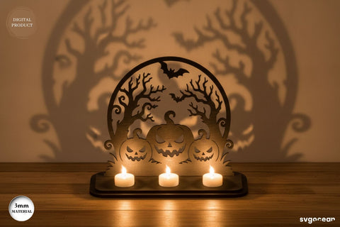 Halloween Candle Holder SVG Bundle SVG SvgOcean 