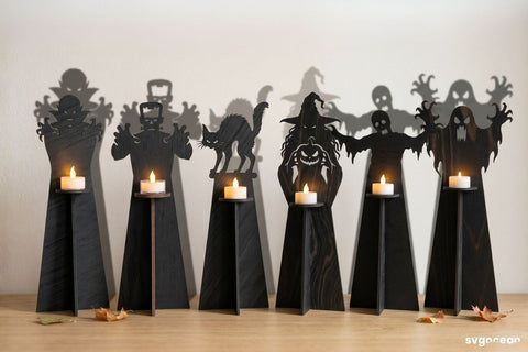 Halloween Candle Holder SVG Bundle SVG SvgOcean 