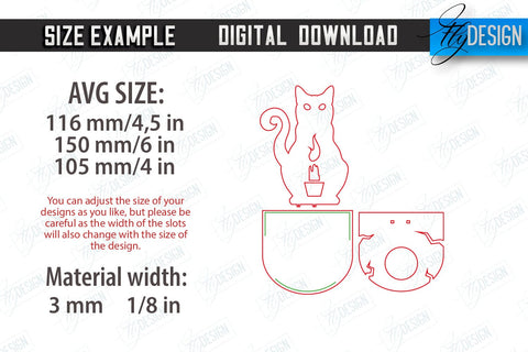 Halloween Candle Holders Laser Cut Bundle | Seasonal Home Décor Idea | Halloween Decoration | CNC Files SVG Fly Design 