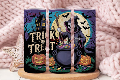 Halloween Candy Cauldron 20oz Tumbler Sublimation DesignSVG 