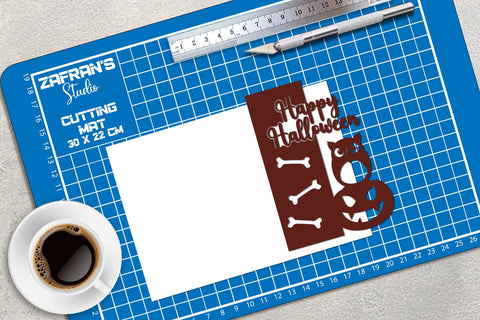 Halloween Card, Halloween Paper cut, Halloween cut files SVG zafrans studio 