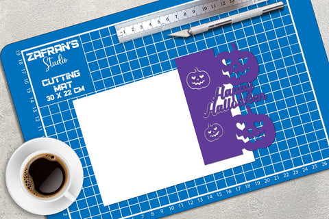 Halloween Card, Halloween Paper cut, Halloween cut files SVG zafrans studio 