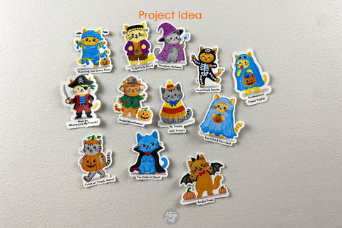 Halloween Cat Costumes Clipart, PNG files Sublimation Artisan Craft SVG 