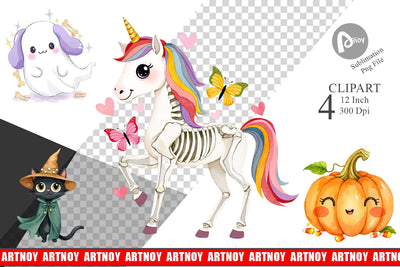 Halloween Character Clipart Sublimation artnoy 