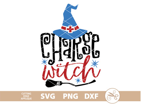 Halloween Charge Nurse SVG, PNG DXF SVG Cutting Edge Applique 