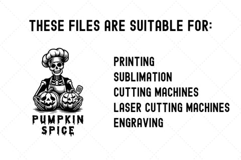 Halloween Chef Skeleton SVG CraftySVGStudio 