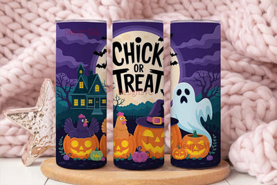 Halloween Chickens 20oz Tumbler Wrap Sublimation DesignSVG 