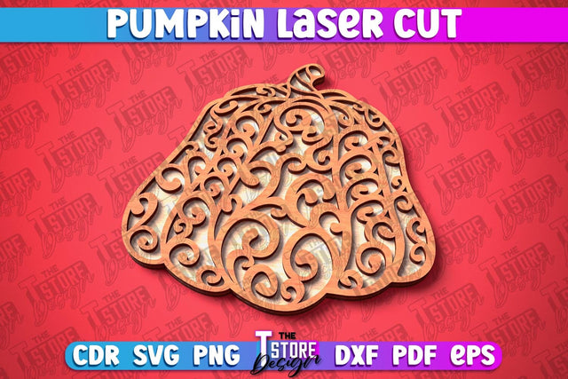 Halloween Coaster | Pumpkin Template | Halloween Party | Haunter House | CNC File SVG The T Store Design 