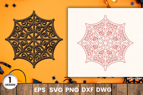 Halloween Coasters Laser Cut Bundle SVG SvgOcean 
