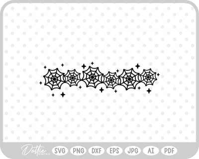 Halloween Cobwebs SVG DottieDigitals 