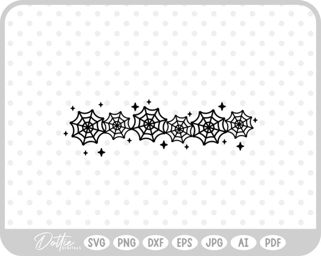 Halloween Cobwebs SVG DottieDigitals 
