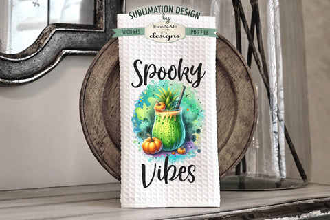 Halloween Cocktail Drinks | Kitchen Towel Sublimation Designs Sublimation Ewe-N-Me Designs 