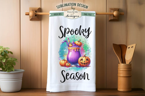 Halloween Cocktail Drinks | Kitchen Towel Sublimation Designs Sublimation Ewe-N-Me Designs 