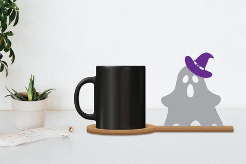 Halloween Coffee Coaster Decor, Horror Coaster SVG zafrans studio 