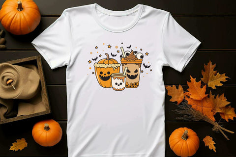 Halloween Coffee Latte Cup, svg & sublimation SVG dadan_pm 