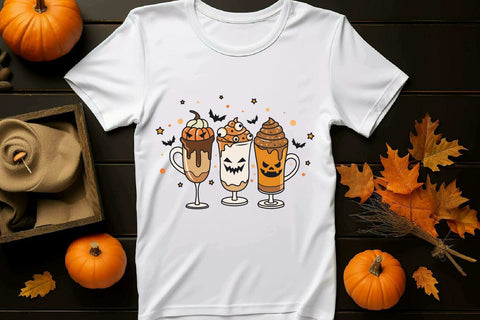 Halloween Coffee Latte Cup, svg & sublimation SVG dadan_pm 